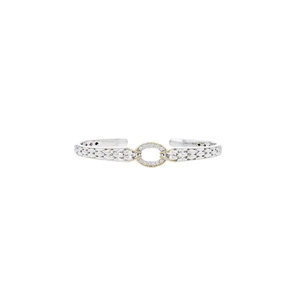 Italian Sterling Diamond Cuff J. Thomas Jewelers Rochester Hills, MI