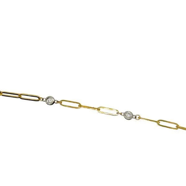 Diamond Paperclip Bracelet J. Thomas Jewelers Rochester Hills, MI