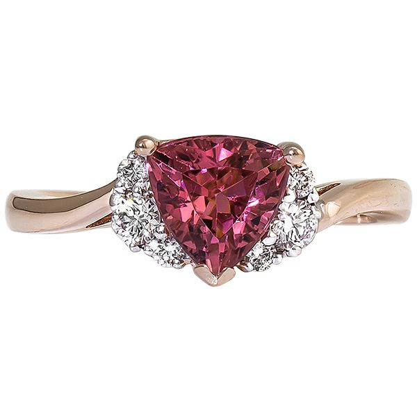 Rose Gold Pink Tourmaline Ring J. Thomas Jewelers Rochester Hills, MI