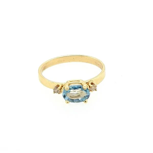 Blue Topaz Ring Image 2 J. Thomas Jewelers Rochester Hills, MI