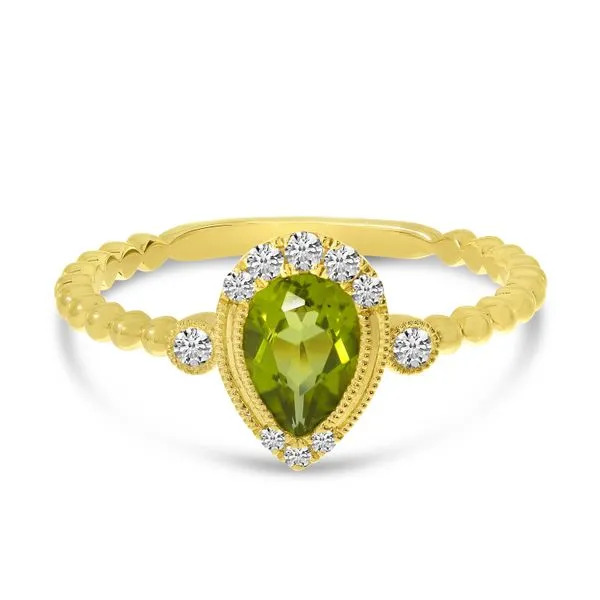 Yellow Gold Peridot Ring J. Thomas Jewelers Rochester Hills, MI