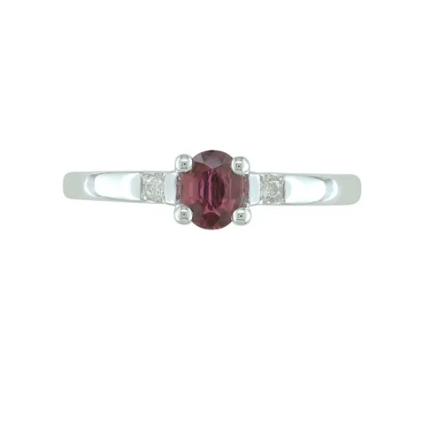 Oval  Ruby and Diamond Ring J. Thomas Jewelers Rochester Hills, MI