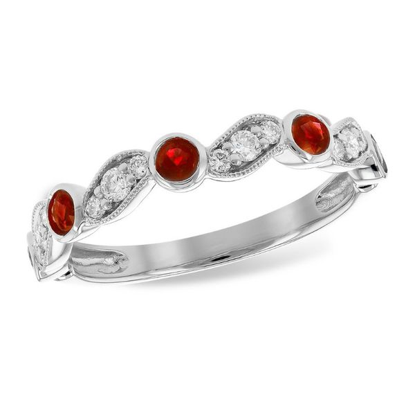 Ruby and Diamond Band Ring J. Thomas Jewelers Rochester Hills, MI