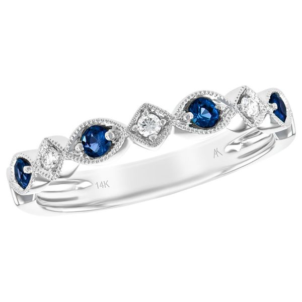 Sapphire And Diamond Stackable J. Thomas Jewelers Rochester Hills, MI