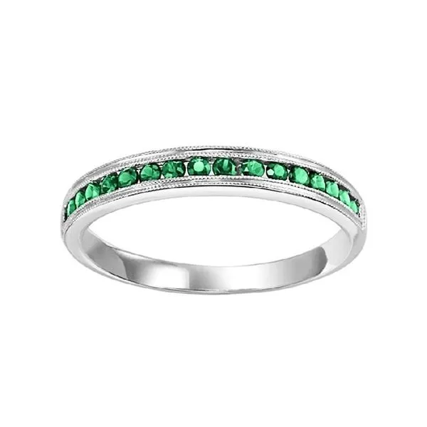 Emerald Stackable Band Ring J. Thomas Jewelers Rochester Hills, MI