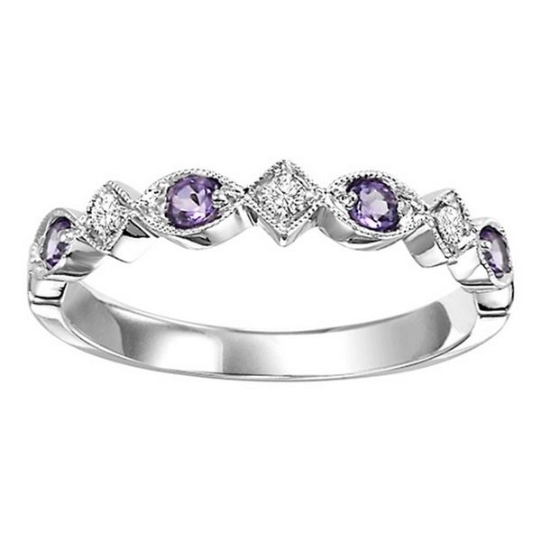 Stackable  Created Alexandrite Ring J. Thomas Jewelers Rochester Hills, MI
