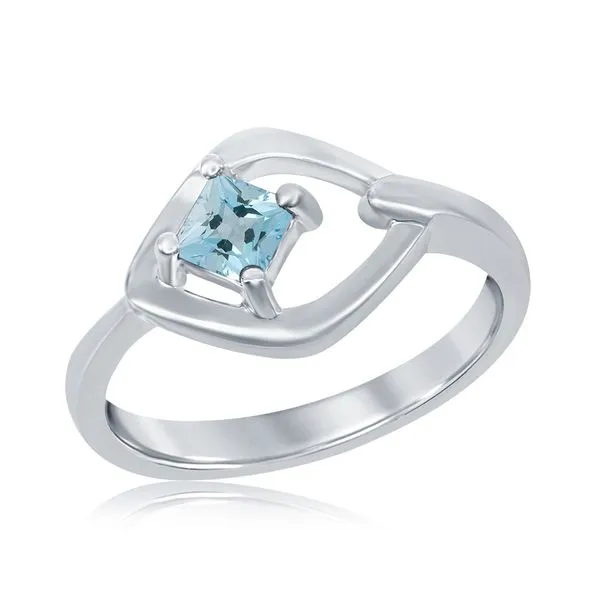 Blue Topaz Ring J. Thomas Jewelers Rochester Hills, MI