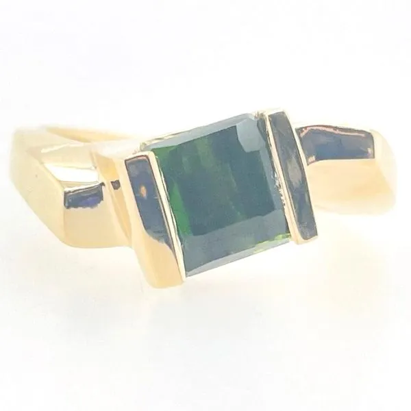 Checkerboard Green Tourmaline Image 2 J. Thomas Jewelers Rochester Hills, MI