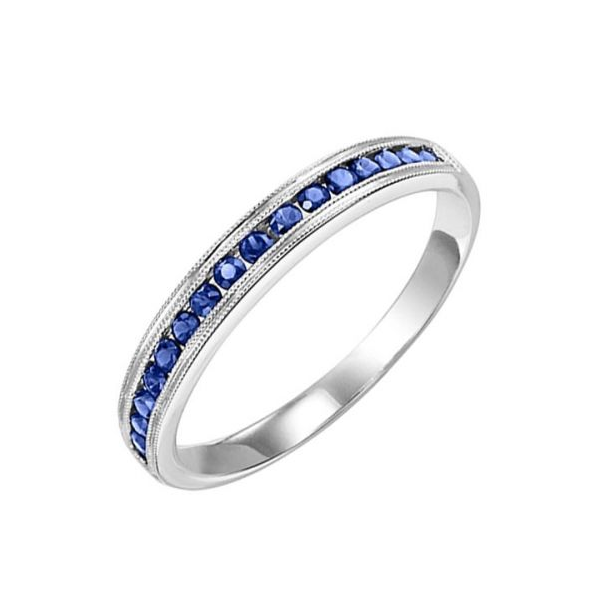 Milgrain Sapphire Ring J. Thomas Jewelers Rochester Hills, MI