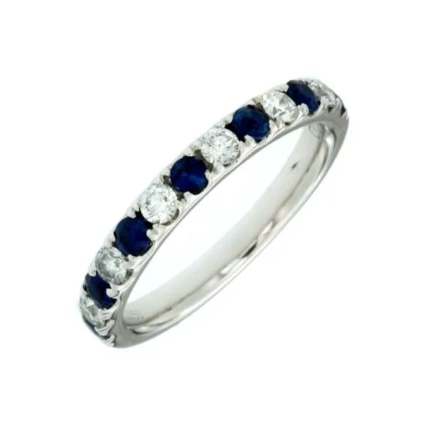 Sapphire Diamond Band J. Thomas Jewelers Rochester Hills, MI