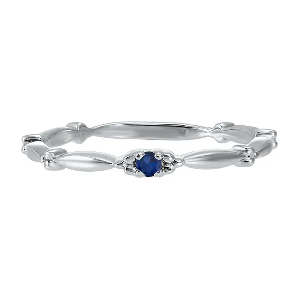 White Gold Sapphire Ring J. Thomas Jewelers Rochester Hills, MI