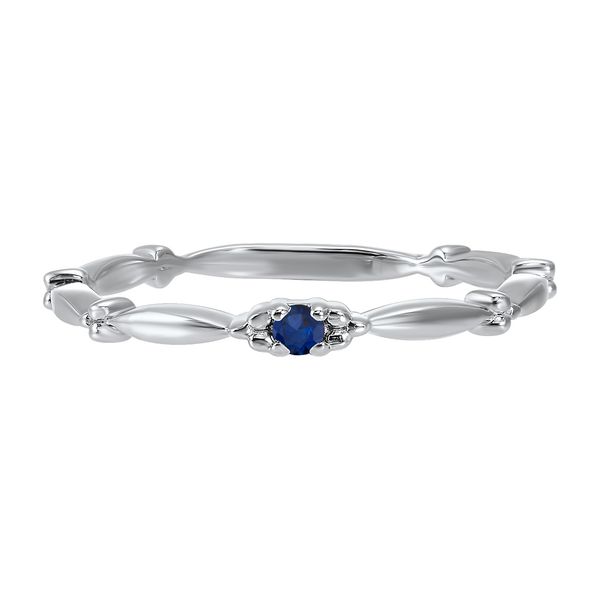 White Gold Sapphire Ring J. Thomas Jewelers Rochester Hills, MI