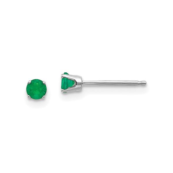 Emerald Earrings 3Mm J. Thomas Jewelers Rochester Hills, MI