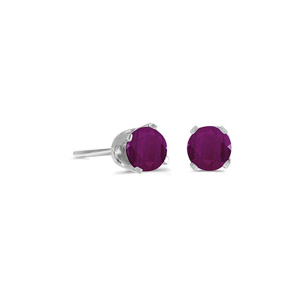 Ruby Earrings 3Mm J. Thomas Jewelers Rochester Hills, MI