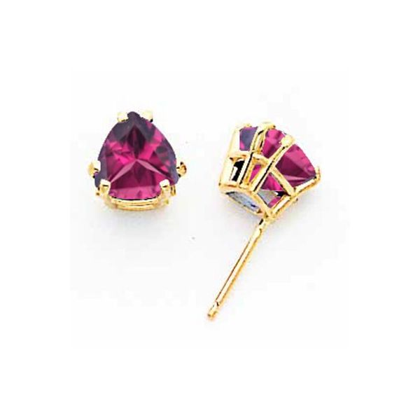 Rhodolite Garnet Stud Earrings J. Thomas Jewelers Rochester Hills, MI