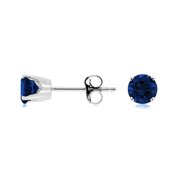 Blue Sapphire Studs J. Thomas Jewelers Rochester Hills, MI