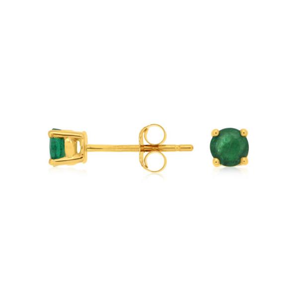 0.60 Carat Emerald Earrings J. Thomas Jewelers Rochester Hills, MI