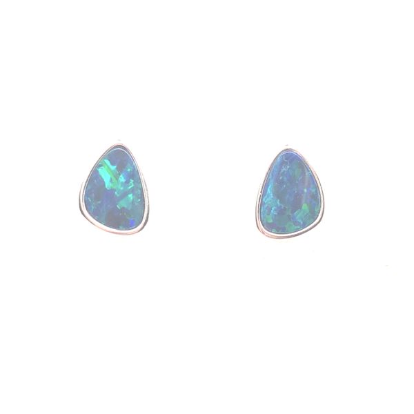 Australian Doublet Deep Blue Opals J. Thomas Jewelers Rochester Hills, MI