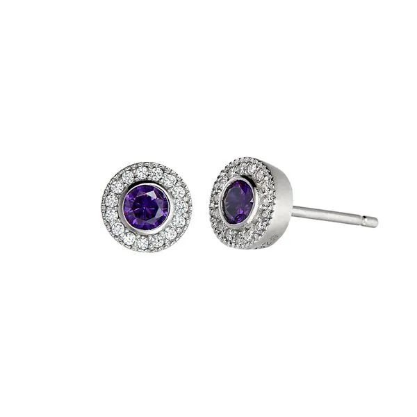 Simulatedt Amethyst Earrings J. Thomas Jewelers Rochester Hills, MI