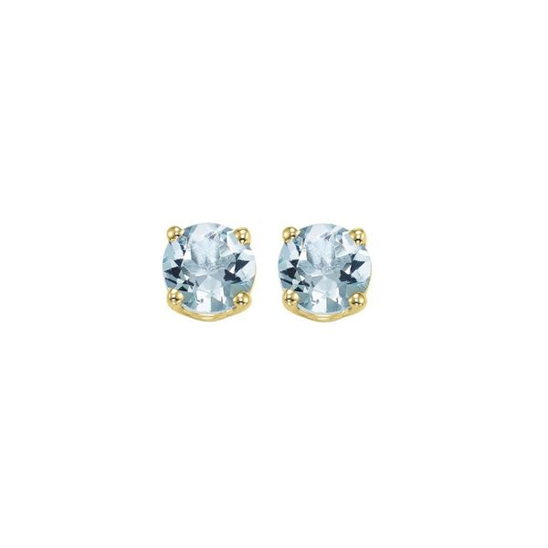 Aquamarine Stud Earrings J. Thomas Jewelers Rochester Hills, MI