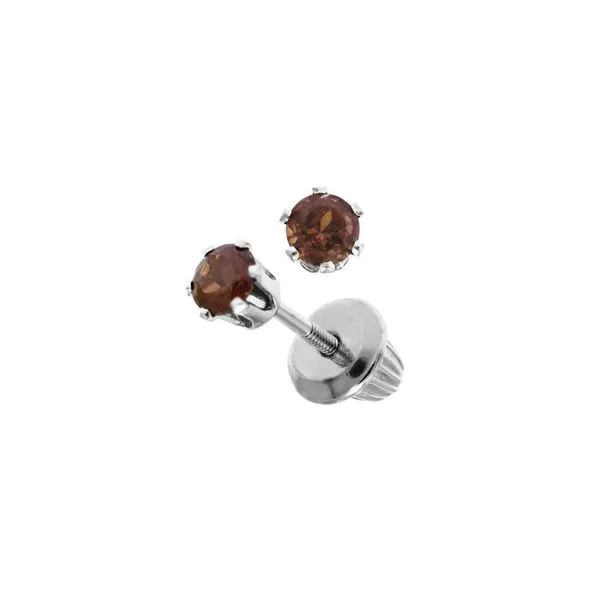 Genuine Garnet Gem Stone Studs J. Thomas Jewelers Rochester Hills, MI