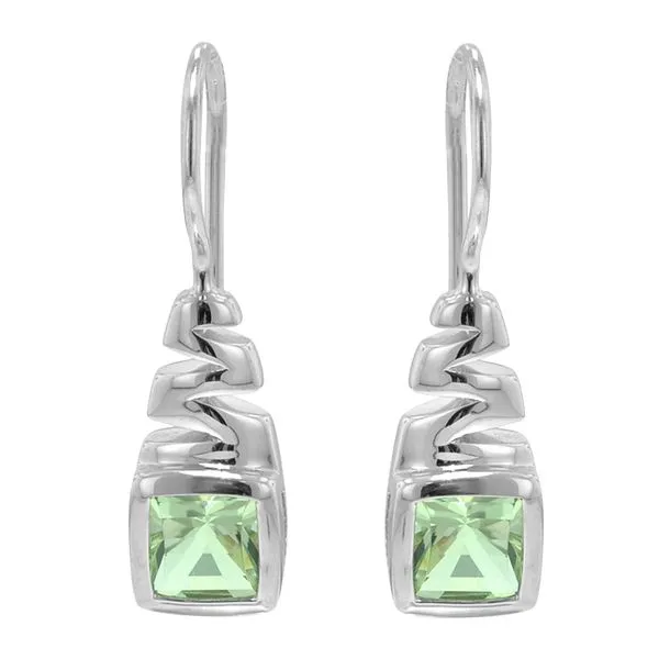 Green Amethyst Earrings J. Thomas Jewelers Rochester Hills, MI