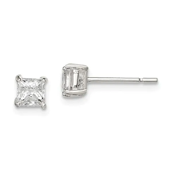 Princess Cut Earrings J. Thomas Jewelers Rochester Hills, MI