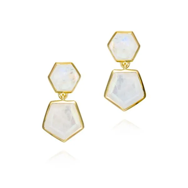 Rainbow Moonstone Earrings J. Thomas Jewelers Rochester Hills, MI