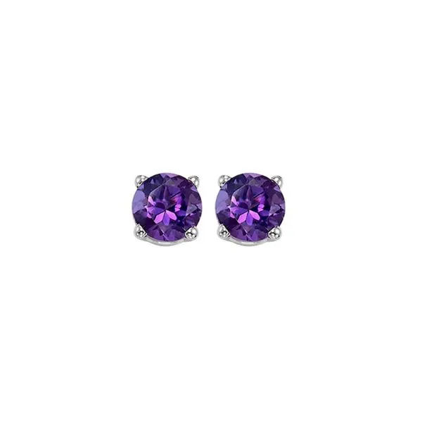Amethyst Stud Earrings J. Thomas Jewelers Rochester Hills, MI