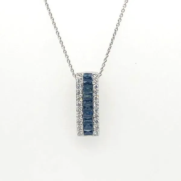 Sapphire Diamond Pendant J. Thomas Jewelers Rochester Hills, MI