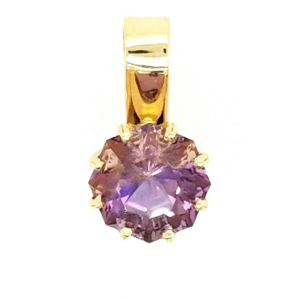 3.69 Carat Ametrine Crown Design Pendant J. Thomas Jewelers Rochester Hills, MI