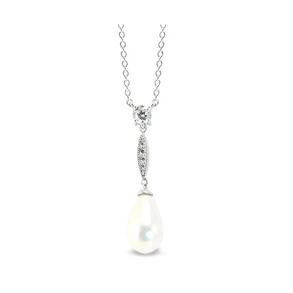 Teardrop Pearl Pendant J. Thomas Jewelers Rochester Hills, MI