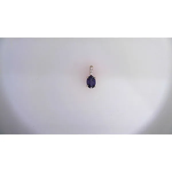 10 Karat Yellow Gold Created Alexandrite Pendant J. Thomas Jewelers Rochester Hills, MI