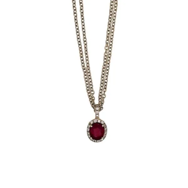 1,00 Carat Oval Ruby J. Thomas Jewelers Rochester Hills, MI