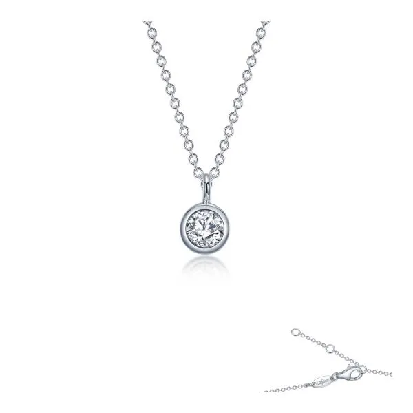 0.46 CTW Bezel-set Necklace J. Thomas Jewelers Rochester Hills, MI