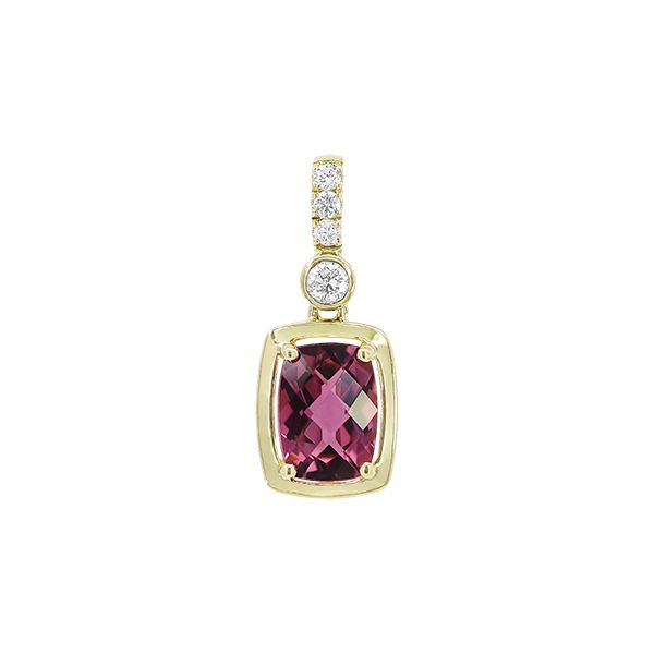 Checkerboard Pink Tourmaline J. Thomas Jewelers Rochester Hills, MI