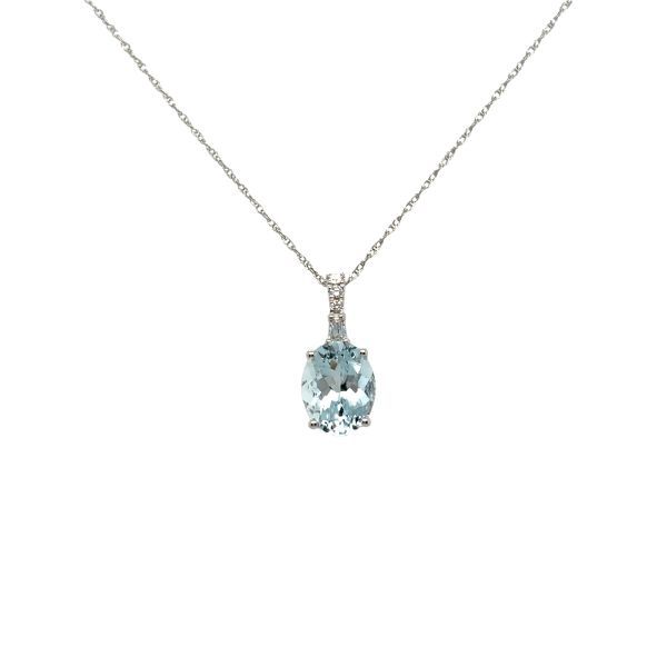 Aquamarine Pendant J. Thomas Jewelers Rochester Hills, MI