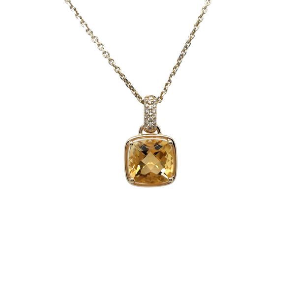 Checkerboard Citrine J. Thomas Jewelers Rochester Hills, MI
