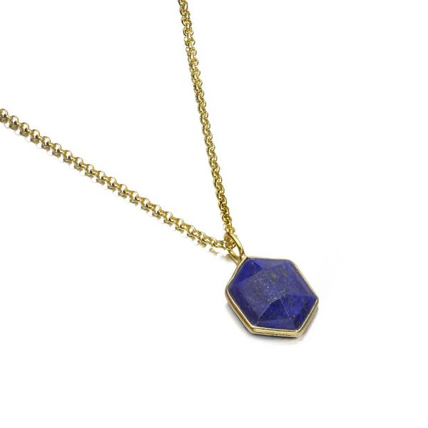 Lapis Lazuli Gold Vermeil Pendant J. Thomas Jewelers Rochester Hills, MI