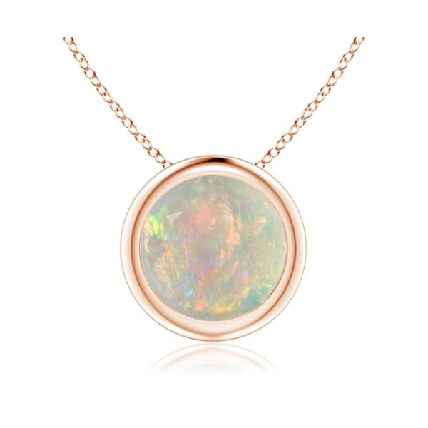 Rose Gold and Opal Pendant J. Thomas Jewelers Rochester Hills, MI