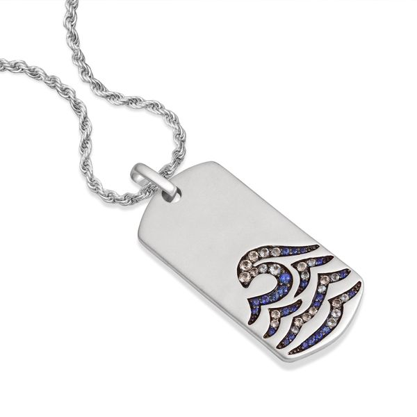 Breaking Waves Stone Tag Image 2 J. Thomas Jewelers Rochester Hills, MI