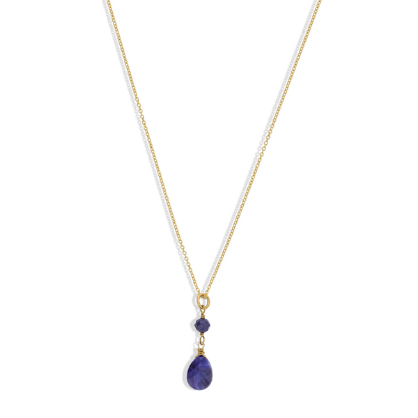 Sapphire Briolette Necklace J. Thomas Jewelers Rochester Hills, MI