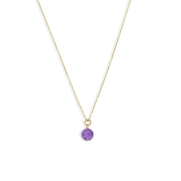 Gold Filled Amethyst Necklace J. Thomas Jewelers Rochester Hills, MI