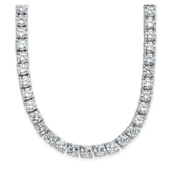 Sterling Silver Cubic Zirconia Tennis 18