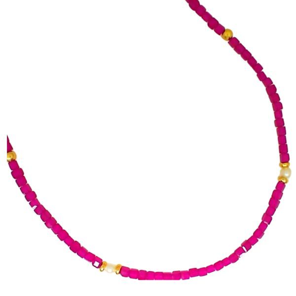 Ruby Bead Necklace J. Thomas Jewelers Rochester Hills, MI