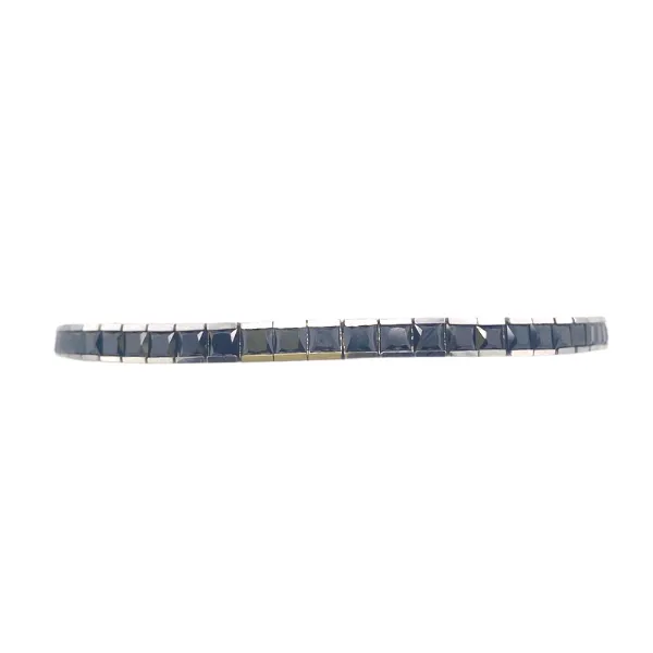 Princess Cut Black Onyx Bracelet J. Thomas Jewelers Rochester Hills, MI