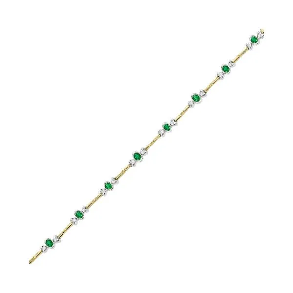 Emerald And Diamond Bracelet J. Thomas Jewelers Rochester Hills, MI