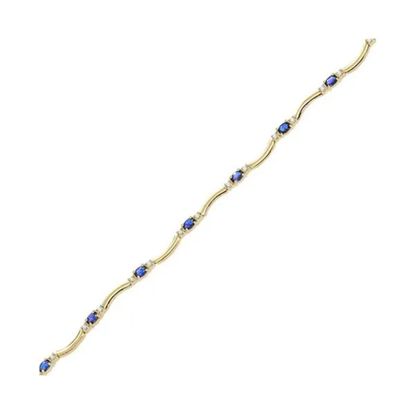 Sapphire And Diamond Bracelet J. Thomas Jewelers Rochester Hills, MI