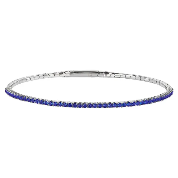 Simulated Sapphire Bracelet J. Thomas Jewelers Rochester Hills, MI