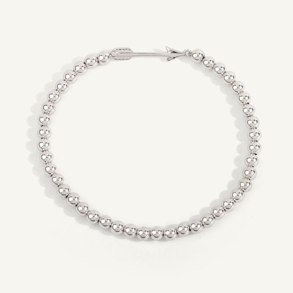Sterling Silver Beaded Bracelet J. Thomas Jewelers Rochester Hills, MI